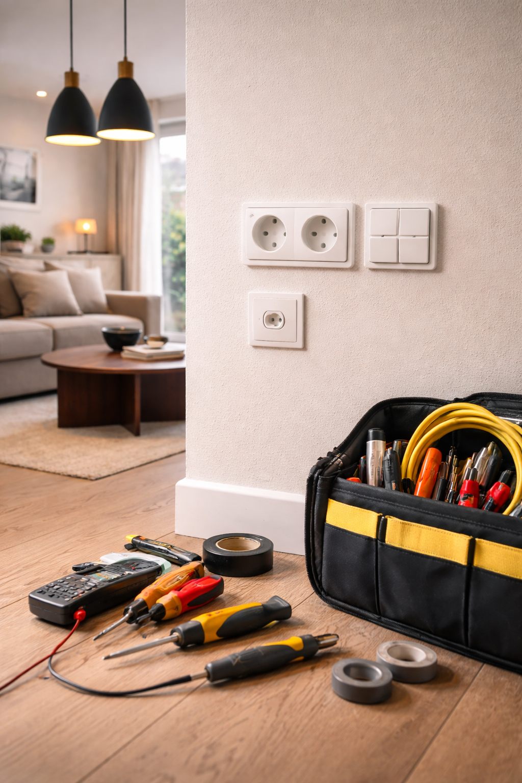 Elektra en installatiewerk door Vakrenovatie